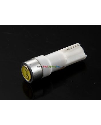 0.5W Mini Wedge T5 LED Light Bulb, 12 Volt DC - Pack of 2