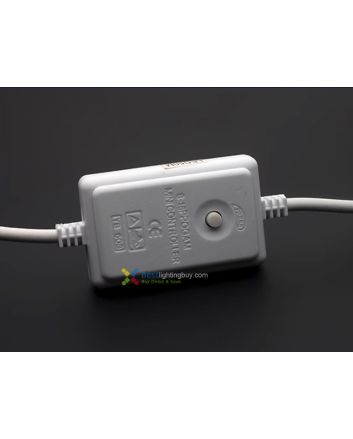 110-240V AC SMD 5050 RGB LED Strip Power Plug Connector with Cap and Pin, 6A