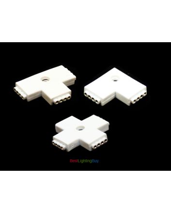 2/4 Pin L/T/Cross Shape Female Socket  Connector, Pack of 2