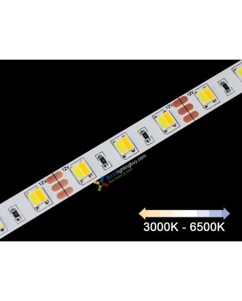 2 in 1 Tunable White CCT 5050 LED Strip Light, 5m, 12VDC