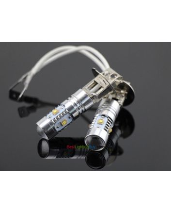 25 Watt CREE H3 LED Fog Daylight Running Light Bulb, Pack of 2