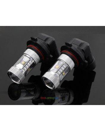 25W CREE 9005 9006 LED Projector HeadLamp Bulb, Pack of 2