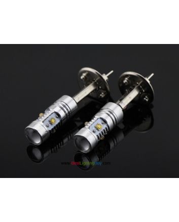 25W CREE High Power H1 LED Car Fog Light Bulb, Pack of 2