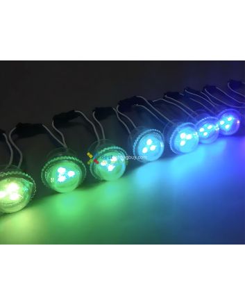 26mm UCS1903 Programmable RGB Amusement LED Pixel Pucks, 12V, 20 Pack