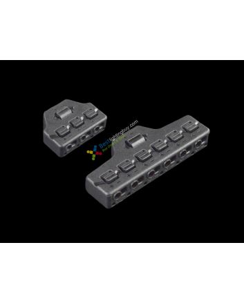 3/6 Port Push-in Fast Quick Wire Splitter, 1 Input to 3/6 Outputs