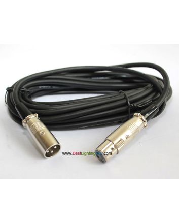 3 Pin XLR Male Female Extension Cable, 1m, 3m, 5m, 10m long available 