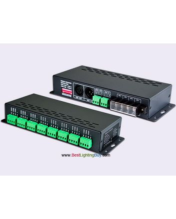 3A ×24CH DMX512 PWM RGB Decoder, DC5V～DC24V Input