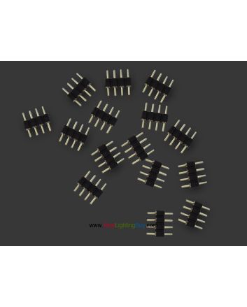 4/5-pin 2.54mm Male Header Strip Connector Adapter, Pack of 10