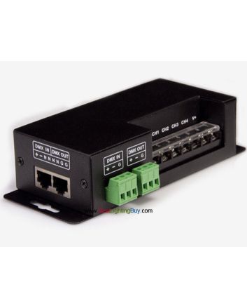 4 Channel DMX512 Decoder for RGBW LED Light,  5A/CH Output