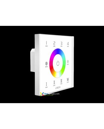 4 Zones EX8S DMX/RF RGBW LED Touch Panel Controller