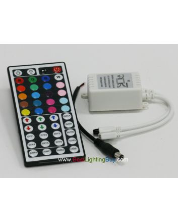 44-Keys Infrared RGB LED Controller, 2A/CH