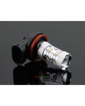 50W CREE H8/H11 LED Day Running Fog Light Bulb, Pack of 2