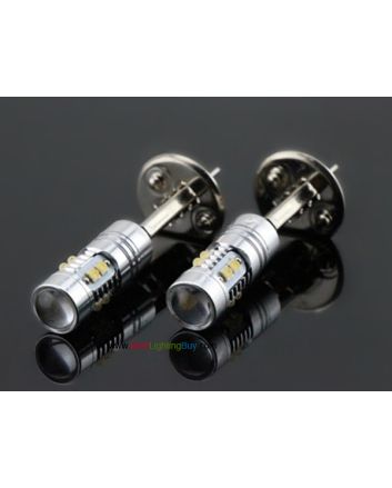 50W High Power CREE H1 LED Auto Fog Light Bulb, Pack of 2