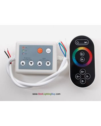 6 Key RGB Controller with RF Touch wheel Remote