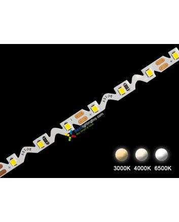 60/m 2835 Bendable Zig-Zag LED LED Light Strip, 12V, 5m