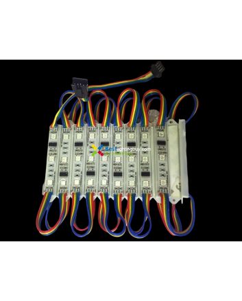 75x15mm WS2811/WS2801 LED Amusement Lighting Modules, 12V, String of 20
