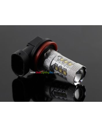 80W CREE H8/H11 LED Projector Fog Driving Light Lamp, Pack of 2