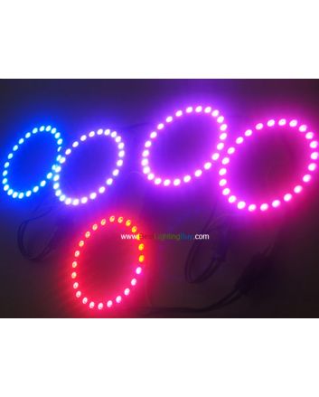 Addressable WS2812B 5050 RGB LED Ring, 6/16/24 Pixels Available
