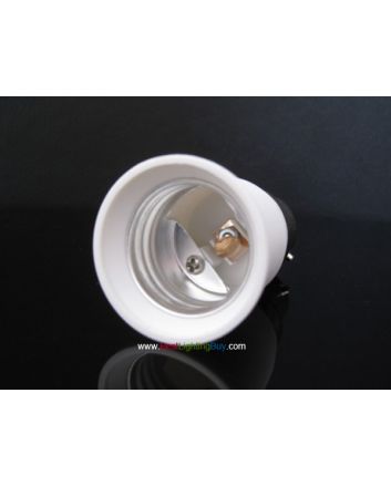 B22 to E26/E27 Screw Base Lamp Adapter Converter