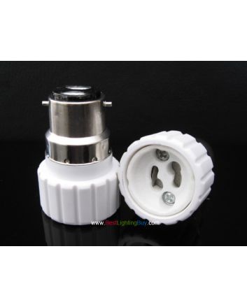 B22 to GU10 Base Lamp Socket Adapter Converter