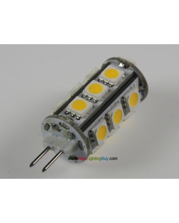 Back Pin Tower G4 Lamp with 18 SMD5050 LEDs,12V AC/DC