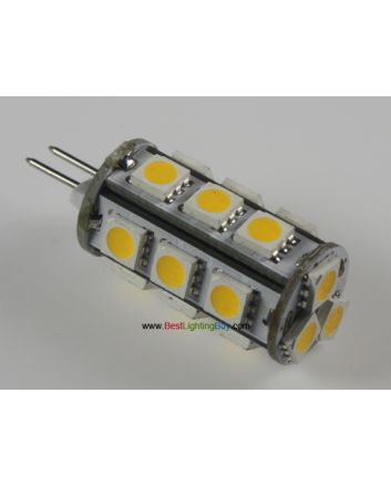 Back Pin Tower G4 Lamp with 18 SMD5050 LEDs,12V AC/DC