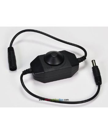 DC12 Volt Inline LED Dimmer Switch with Rotary Knob