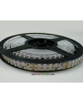 Double Row SMD 3528 Flexible LED Light Strip, 240 LEDs/M, 12V/24V DC
