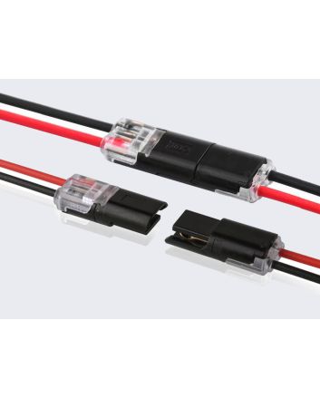 Dual Wire Snap Plug In Quick Splice Wire Terminal Connectors, Pack 0f 10