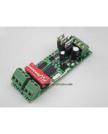 Easy DMX512 RGB LED Controller, 3 Channels 1 Group, 2A Each Channel