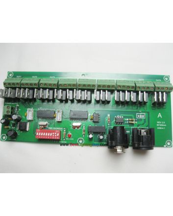 Easy DMX512 RGB LED Controller/Decoder,  27Channels in 9 Groups