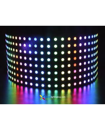 Flexible WS2812B 5050 Digital RGB LED Matrix, 4x12 / 8x8 / 8x32 / 16x16 Available