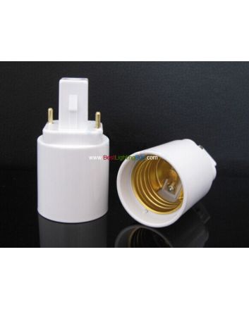 G24 to E27 Base Bulb Lamp Adapter Converter