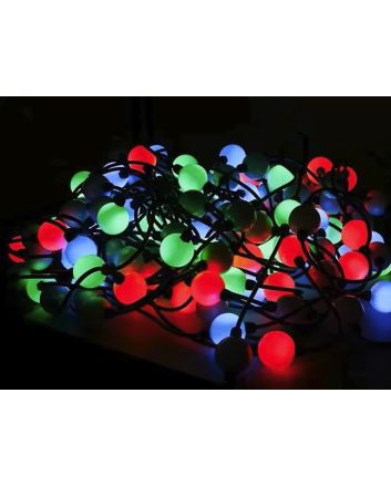 G50 Digital RGB Pixel 360 degree Ball Light String, WS2801/DMX, 12V/24V, String of 20