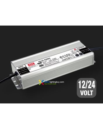 MEAN WELL HLG-320H Series IP67/IP65 Power Supply, 12V/22A, 24V/13.34A Available 