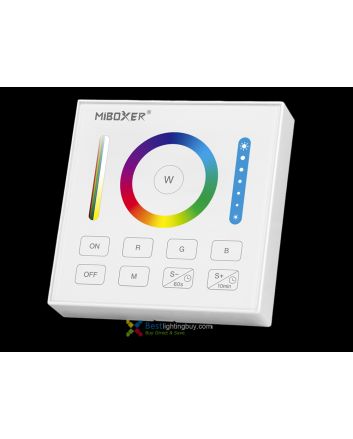 MiBoxer B0 Single Zone 2.4G Smart RGB+CCT Wireless Wall Touch Panel