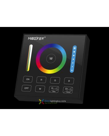 MiBoxer B0 Single Zone 2.4G Smart RGB+CCT Wireless Wall Touch Panel