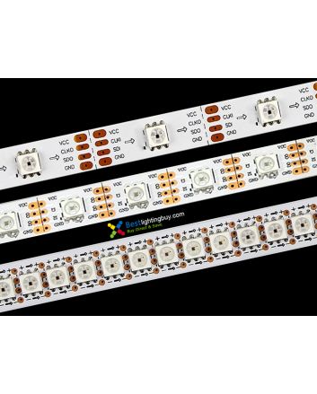 SK9822 RGB Addressable LED Strip,  144/60/30 LEDs/m Density Available