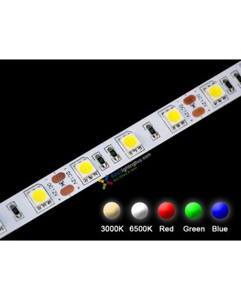 SMD 5050 Flexible LED Strip with 300 LEDs, 16.4 Ft/reel, 12V DC