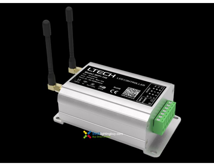 12 Zones Wifi-106+F12 WiFi/RF LBUS Controller for Dimming, CT, RGB, RGBW LED Strips