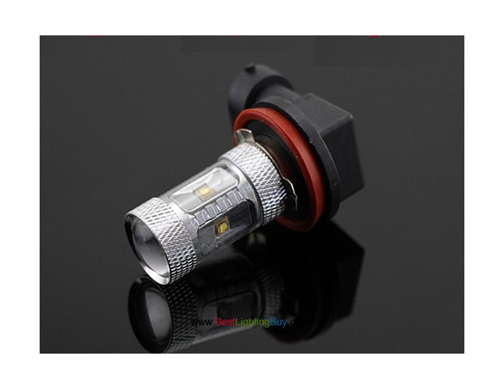 25W CREE H8/H11 LED Projector Replacement Bulb, Pack of 2