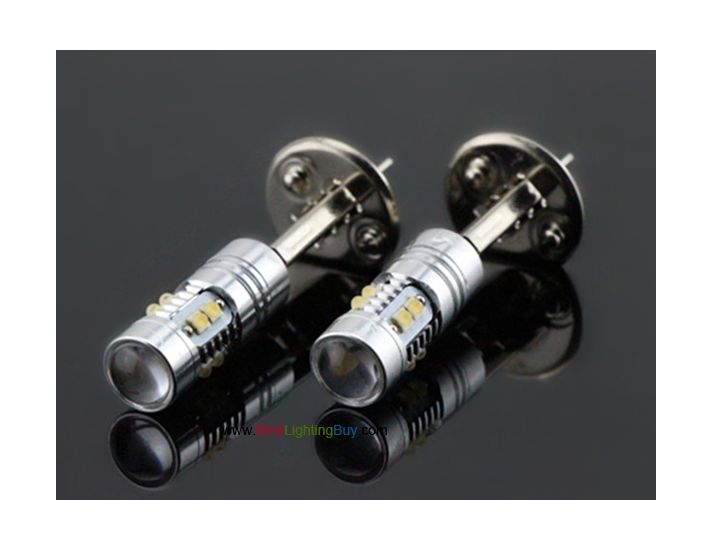 50W High Power CREE H1 LED Auto Fog Light Bulb, Pack of 2