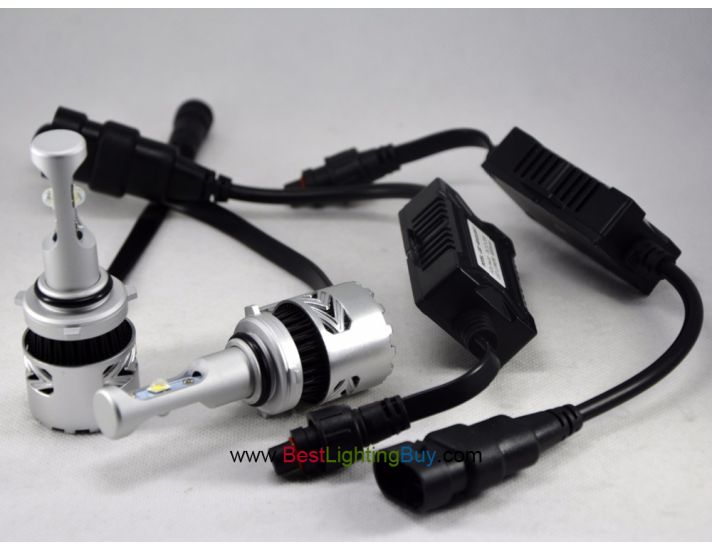 6000LM XHP50 LED Headlight Kit, H4 H7 H8 H9 H10 H11 H13 H16 9004 9005 9006 9007 Available