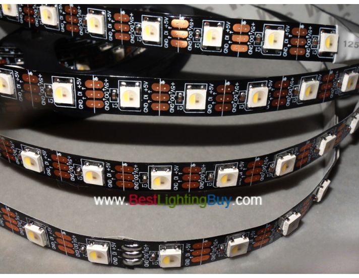 60 LED/m SK6812 NeoPixel Digital RGBW LED Strip, 13.1 ft/reel, Sold by reel