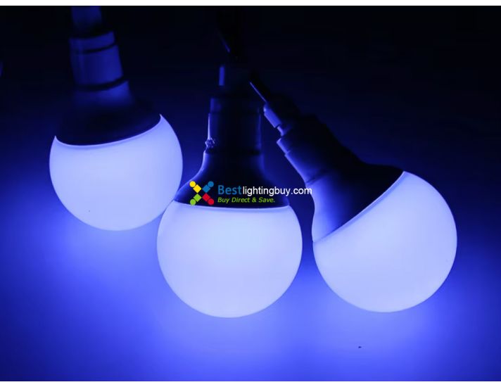 80mm DMX RGB Amusement LED Pixel Bulbs, 24V, 20 Pack