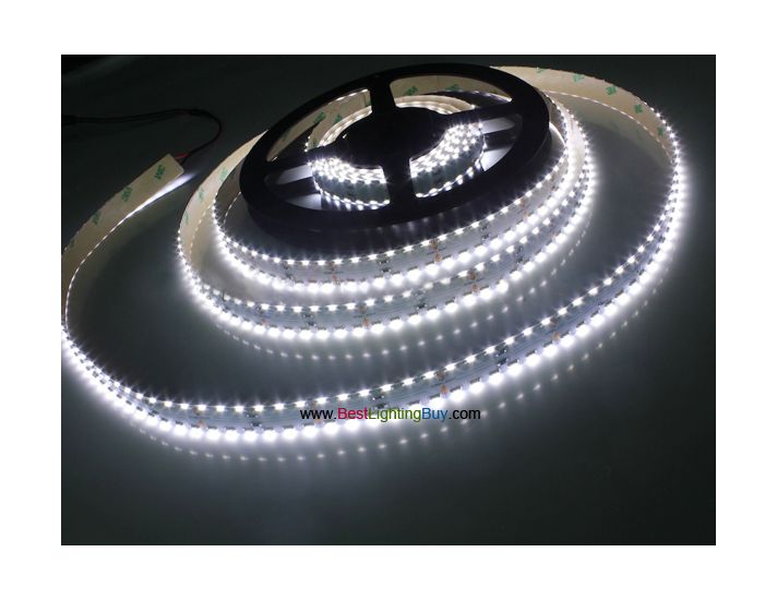 Double Row 335 SMD Side Emitting LED Flexible Strip, 240 LED/M, 24V DC, 5M/Reel