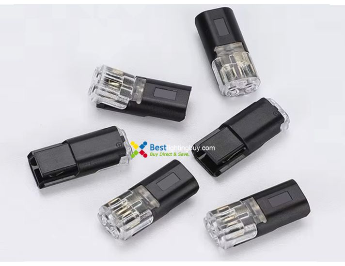 Dual Wire Snap Plug In Quick Splice Wire Terminal Connectors, Pack 0f 10