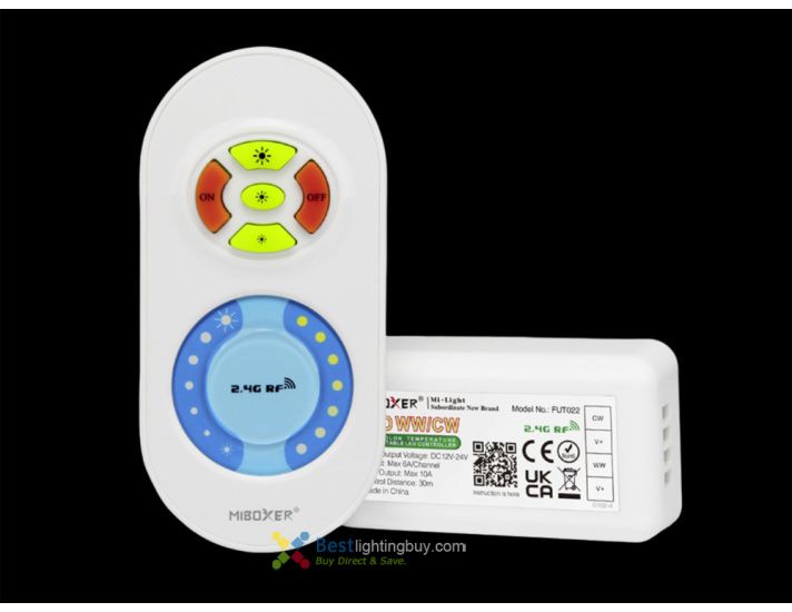 FUT022 Dual White LED Controller with RF Touch Remote