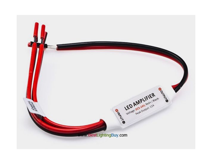 LED Mini Amplifier for Single Color LED Strip