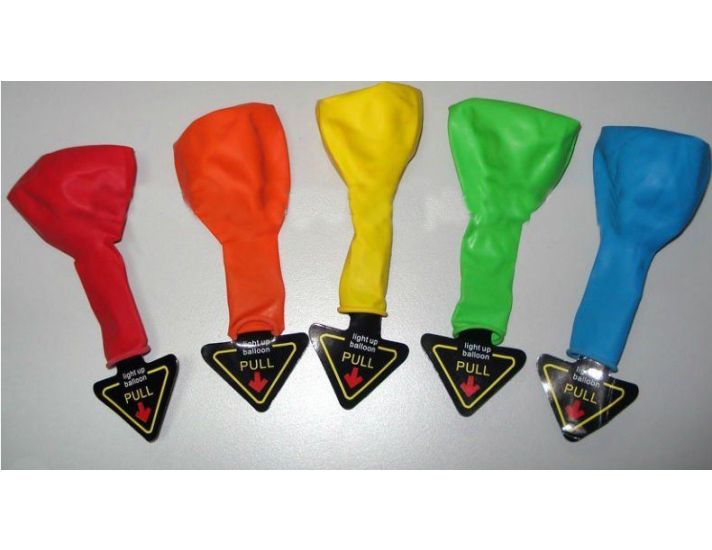 Multi-colors Flashing LED Balloons (500 Pack)